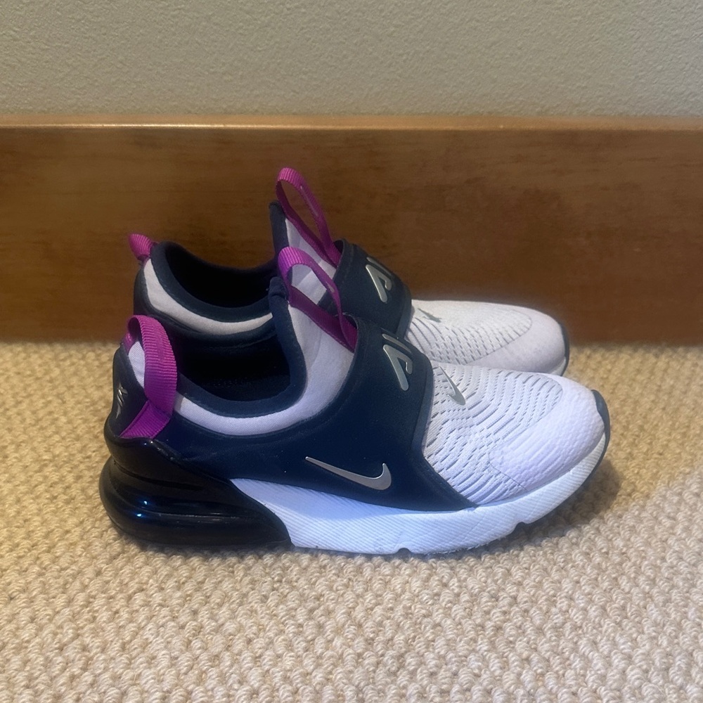 Nike Kids' Sneakers in White, Black, and Pink